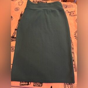 Pencil skirt.